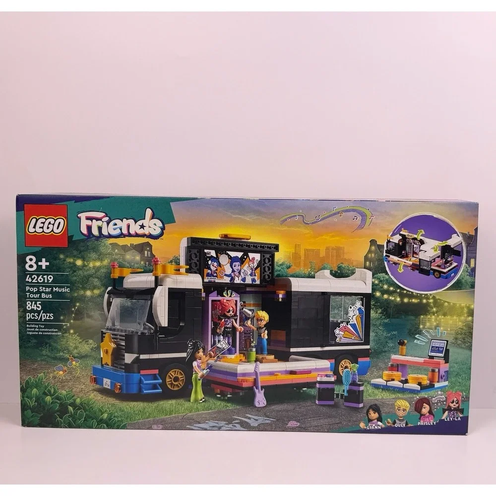 LEGO 42619 Friends Pop Star Music Tour Bus 42619 pcs/pzs New Sealed
